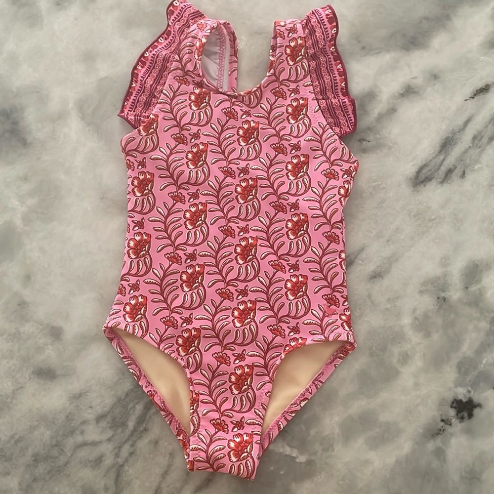 NWOT Pink Chicken Baby/Toddler Swimsuit 18/24